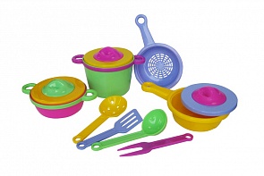 Набор посуды – Эксперт, в сумке (Пластмастер, 22108)